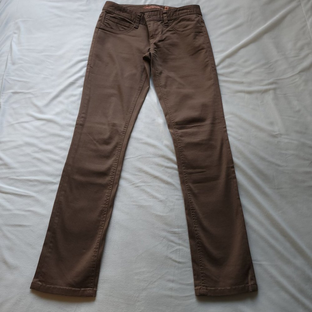 American Rag Curvy Skinny Jean- Color Brown- Size 1S